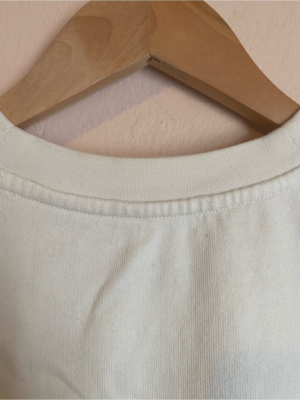 COS Cream French Terry Cotton Sleeveless Top Made in Portugal Medium - Picture 5 of 10